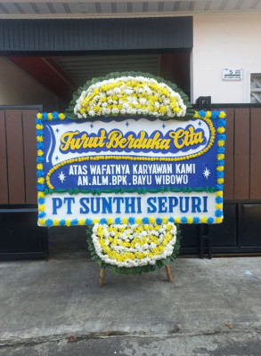 Papan Bunga Duka di Pulutan
